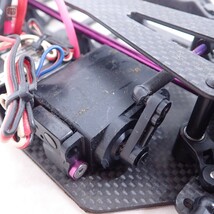 hpi-racing pro4 シャーシ アンプ KSC1100FR/受信機 KR-202A/サーボ/モーター搭載 電動RC おまけ プロポ他付 動作未確認 現状品【20_画像4