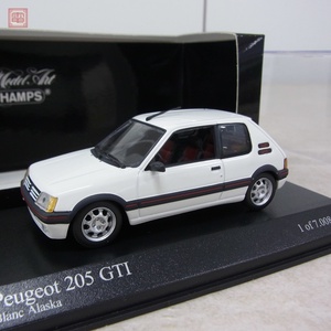 PMA 1/43 プジョー 205 GTI 1990 ホワイト No.400112300 Peugeot White ミニチャンプス MINICHAMPS【10
