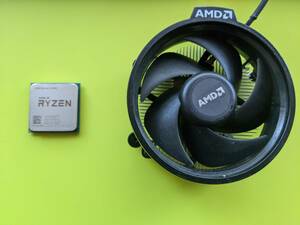 動作OK　送料無料　Socket AM4　AMD　Ryzen 5 2600　6コア　12スレッド　純正クーラー　ライゼン