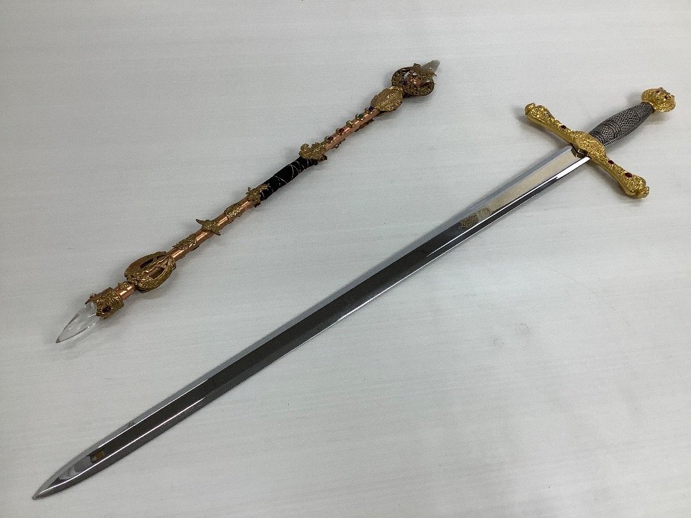アンティーク 骨董 模造刀 西洋剣 重厚剣