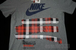 新品 COMME des GARCONS コムデギャルソン x NIKE ナイキ HOLIDAY 限定コラボ Tシャツ M /クリスマス