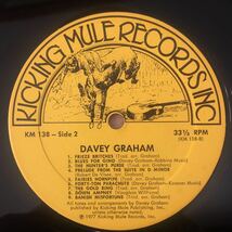 LP DAVEY GRAHAM/THE COMPLETE GUITARIST[USオリジナル:KICKING MULE:PRO.JOHN RENBOURN:'77録音:シュリンク:元々の紙スリーヴ]★PENTANGLE_画像5