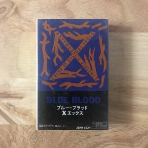 CT X エックス/BLUE BLOOD ブルー・ブラッド[希少カセットテープ:国内オリジナル盤:歌詞カード付き:動作確認済みです]