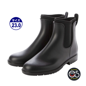 * new goods * popular *[22032-23.0cm] lady's rain boots side-gore short boots Neo pre n use . rain combined use size :22.5~25.0