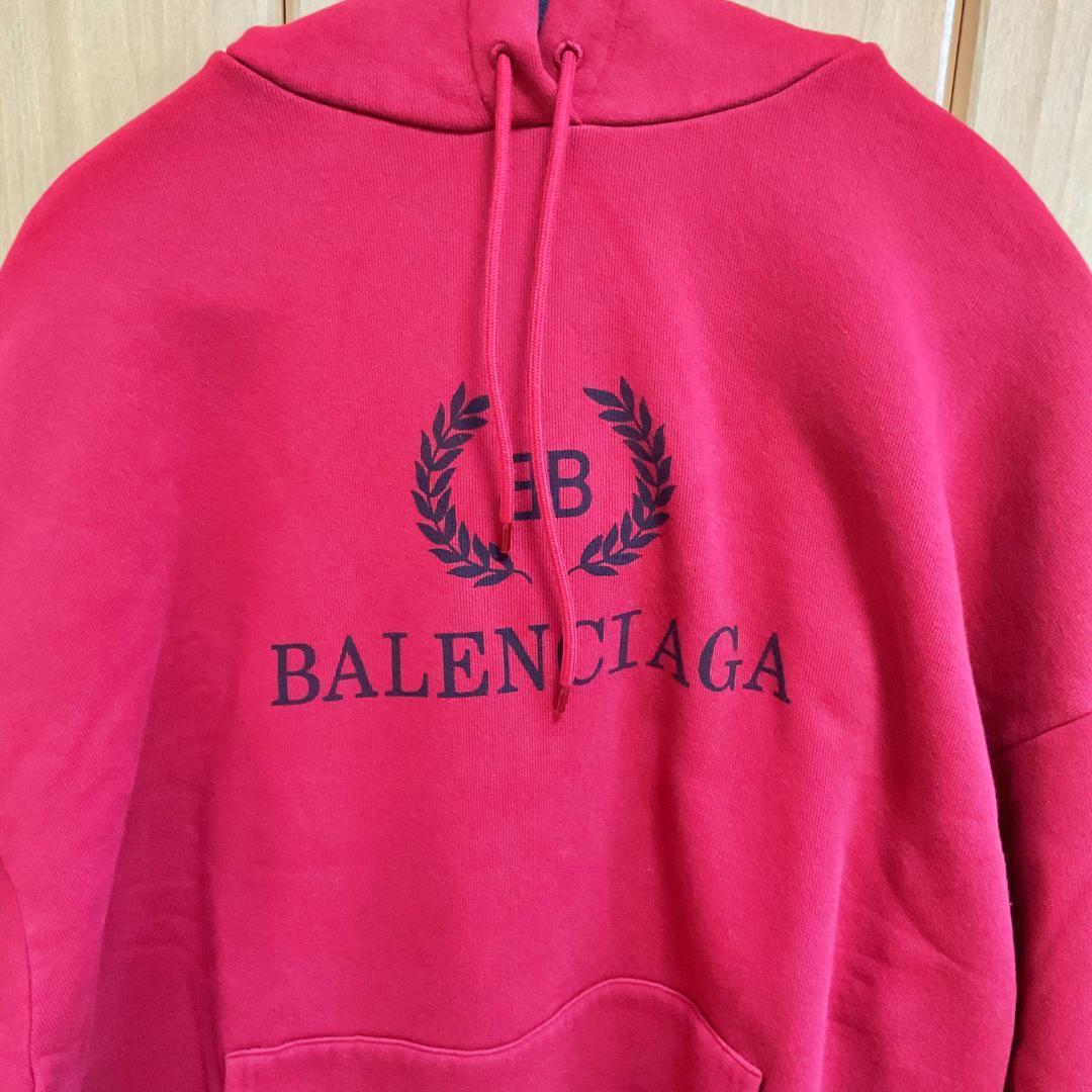 いただき】 Balenciaga - バレンシアガ 18年製 パーカー フード プル