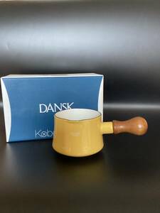 【未使用】新品　DANSK　ダンスク　バターウォーマー　片手鍋　ミルクパン　イエロー