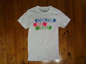 ☆カラーラン★Color Me Rad★プリント 半袖Ｔシャツ コットンTシャツ S 白　ホワイト