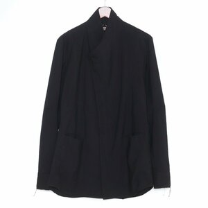 ミソンバーアン MISOMBER NUAN ノーカラーウールジャケット サイズ1 ブラック WOOL JACKET