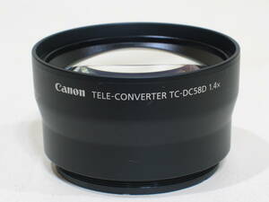 #即決！　Canon　TELE-CONVERTER TC-DC58D 1.4×　外観極上