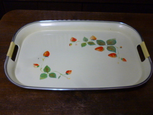  Showa Retro tray large strawberry strawberry O-Bon kitchen interior display furniture antique 