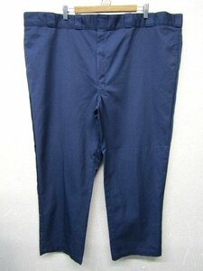 V1012：大きいサイズ vintage Dickies ディッキーズ パンツ/紺/50×30 ワークパンツ チノパン 874 Original Fit：5