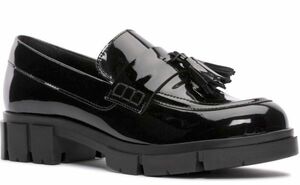 Clarks 27cm tea n key Loafer tassel leather tent black Loafer Flat formal boots sneakers ballet RRR53