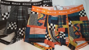 ワコールBROS(ブロス) ボクサーパンツ(前とじ) GT3124 Mサイズ BL1枚とOR1枚 新品未使用