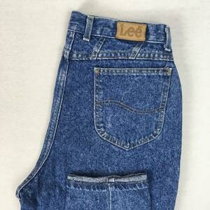 Ли Ли 305-5544 Сделано в Соединенных Штатах 90-х годов конусные джинсы с высокой талией джинсы Размер 16 Мед W32 L31 Zip Mul