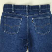 【80s】Levi's リーバイス 40547-2317 米国製 88年 ストレッチ デニム パンツ ジーンズ ストレート W34 L32 ジップフライ 黒タブ 刻印549_画像4