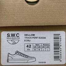 新品 S.W.C Stepney Workers Club ステファニーワーカーズクラブ パーフォレイテッド スエード スニーカー dellow 42 SWC ECRU 送料無料_画像9