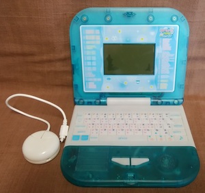  operation goods Bandai four tune Note Junior personal computer series laptop type mouse attaching backlight function divination study . a little over game etc. .