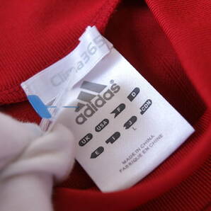 ♪服4667♪ 半袖 赤いＴシャツ ハイネック（野球用？） adidas アディダス サイズＬ Used ～iiitomo～の画像9