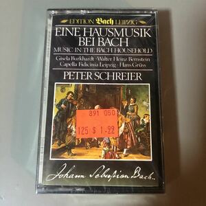 ba is Music in the Bach Household west Germany record cassette tape [ unopened new goods ]^ Chrome tape 