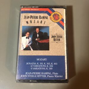 mo-tsarutoPiano Sonatas & Variations Jean = Pierre * Ran Pal [ flute ] John * Ritter foreign record cassette tape [ unopened new goods ]^