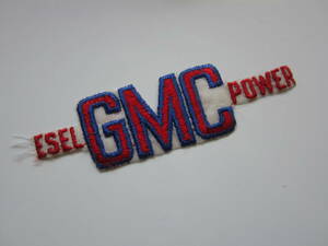 GMC DIESEL POWER ディーゼル パワー 四輪駆動 ロゴ ワッペン/ 刺繍 車 自動車 シエラHD エンブレム ステッカー カー用品 整備 作業着143