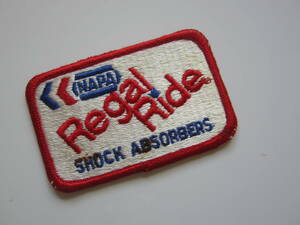 ビンテージ NAPA ナパ Regal Ride SHOCK ABSORBERS ショック アブソーバー パーツ ワッペン/刺繍 自動車 カー用品 整備 作業着 83