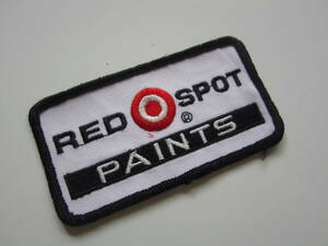 ビンテージ RED SPOT PAINTS ロゴ ワッペン/ 自動車 バイク オートバイ カー用品 整備 モーター系 97