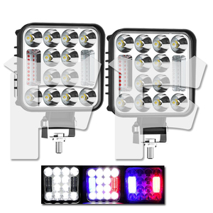 4インチ ストロボ機能 78W 3モードタイプ LED ワークライト 作業灯 警告灯 投光器 前照灯 4x4 トラック 4C-78W 12V/24V 2個