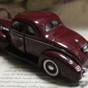★絶版*NMMM*1/32*1940 Ford Deluxe Business Coupe ダークブラウン≠フランクリンミントの画像2
