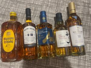 5本飲み比べセット サントリーウイスキー マッカラン 12年