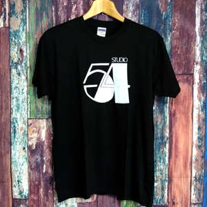 送込　Studio 54　NY　Manhattan 半袖Tシャツ　黒色　Lサイズ 