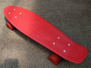 PENNY skateboard(ペニースケートボード)22inch　赤　水玉　中古