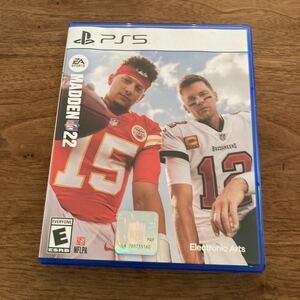 Madden NFL 22 Sony PlayStation 5 PS5 Video Game Football Rated E NEW SEALED 海外 即決