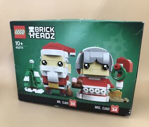 s50729-2516 LEGO BRICK HEADS Mr. & Mrs. Claus 40274 レゴ ブリックヘッズ サンタクロース
