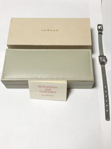 423-0092 induna インデュナ レディース腕時計 クォーツ 金属ベルト シルバー REF.043 電池切れ 動作未確認