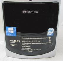 [NoPC015] eMACHINES ET1710-01j SSD ディスクトップパソコン 可動中古品_画像4