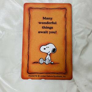 SK Tele Card Неиспользованная телефонная карта 50 градусов Snoopy Много замечательных вещей ждет вас! Оранжевые арахис Юнайтед