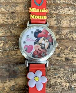 ★ジャンク品★不動★DISNEY★Minnie Mouse★ディズニー★ミニーマウス★腕時計★ウォッチ★クォーツ★キッズ★ガールズ★