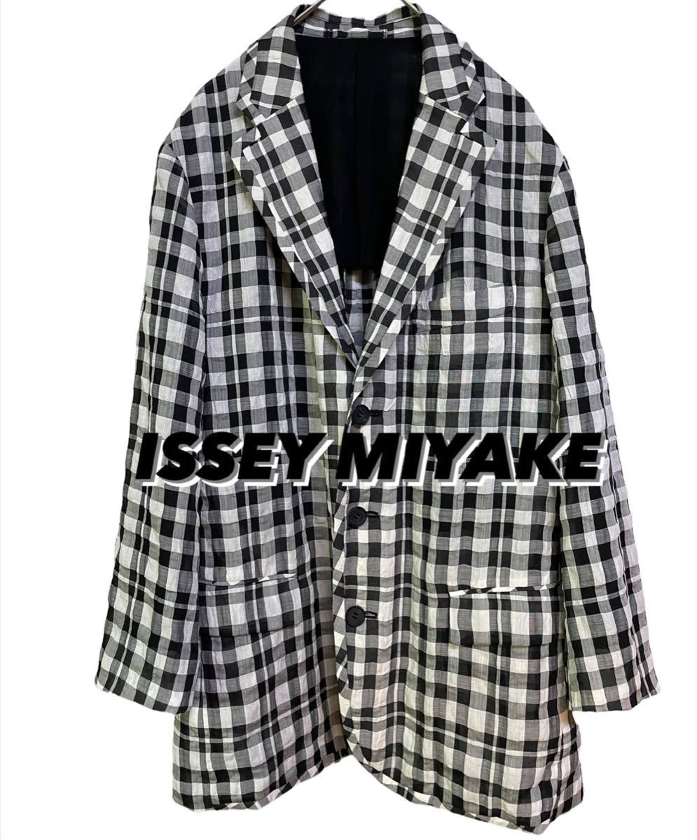 イッセイミヤケ ISSEY MIYAKE スラックス パンツ ツータック ブラウン ...