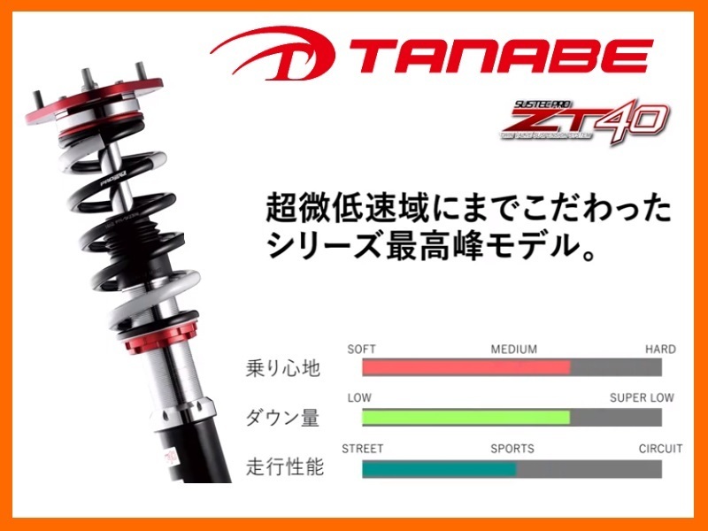 タナベ サステックプロZT40 車高調 GRS214 TANABE SUSTEC 車高調整