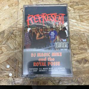 シHIPHOP,R&B DJ MAGIC MIKE AND THE ROYAL POSSE - REPRESENT アルバム,名作! TAPE 中古品