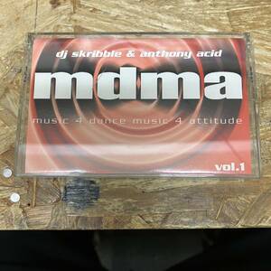 シHIPHOP,R&B DJ SKRIBBLE & ANTHONY ACID - MDMA アルバム,INDIE TAPE 中古品