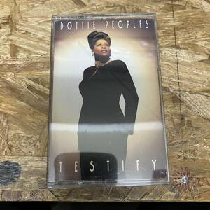 シHIPHOP,R&B DOTTIE PEOPLES - TESTIFY アルバム,INDIE TAPE 中古品