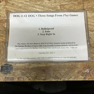 シHIPHOP,R&B DOG EAT DOG - THREE SONGS FROM PLAY GAMES シングル,PROMO,RARE TAPE 中古品