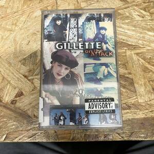 シHIPHOP,R&B GILLETTE ON THE ATTACK アルバム,INDIE TAPE 中古品