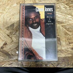 シHIPHOP,R&B GLENN JONES - HERE I GO AGAIN アルバム,名作! TAPE 中古品