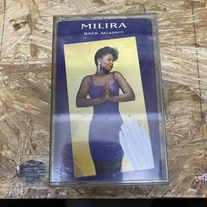 シHIPHOP,R&B MILIRA - BACK AGAIN!!! アルバム,名作! TAPE 中古品