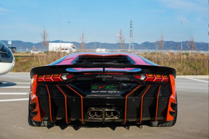 SVR/スーパーヴェローチェ レーシング ランボルギーニ アヴェンタドール リア バンパー カーボン エアロ パーツ Lamborghini Aventador