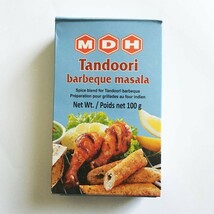 タンドリーバーベキューマサラパウダー 100g カレースパイス MDH (ネコポス対応/箱を少し折って出荷) インド産 賞味期限2023.3_画像1