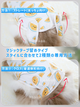 Лот аукциона Yahoo 【レモン柄M】猫犬 術後服 離乳避妊手術 皮膚保護雌 エリザベスカラー エリザベスウェア イエロー